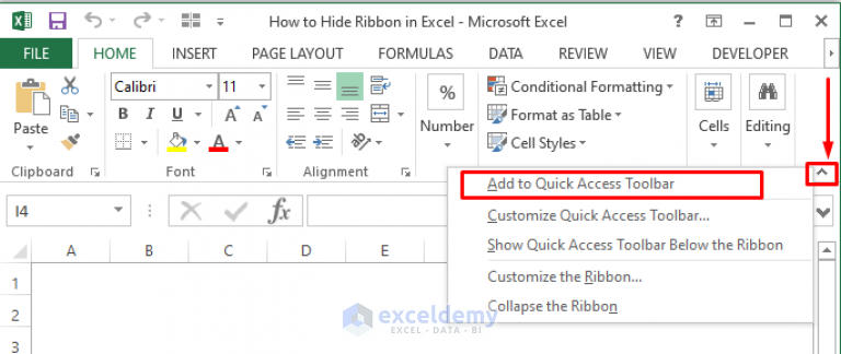 how-to-hide-ribbon-in-excel-6-simple-ways-exceldemy