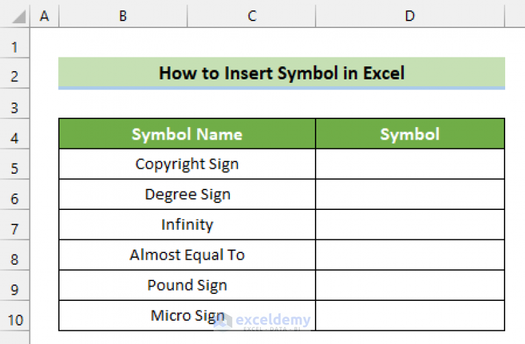 how-to-insert-symbol-in-excel-6-simple-techniques-exceldemy