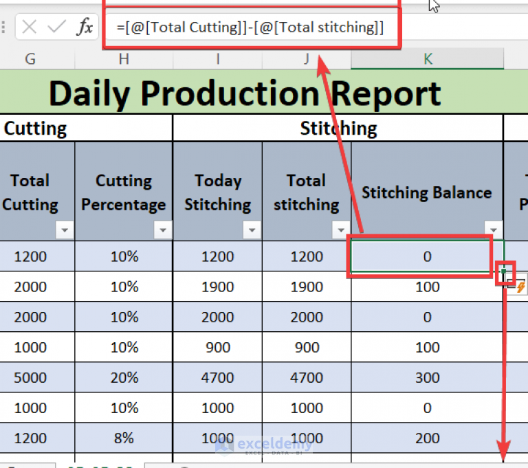 How To Make Daily Production Report In Excel Download Free Template 1761