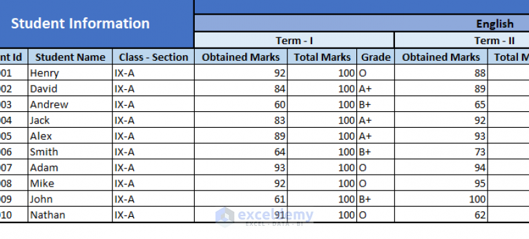 how-to-make-report-card-in-excel-download-free-template-exceldemy