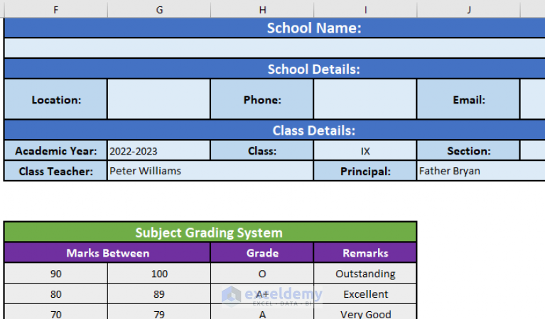 how-to-make-report-card-in-excel-download-free-template-exceldemy