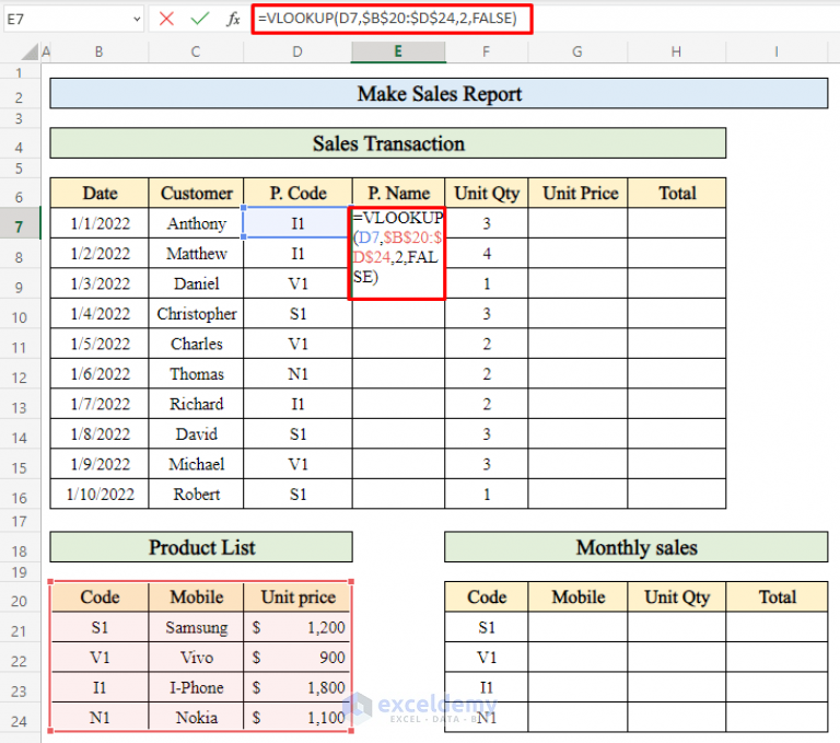 How To Make Sales Report In Excel With Easy Steps Exceldemy