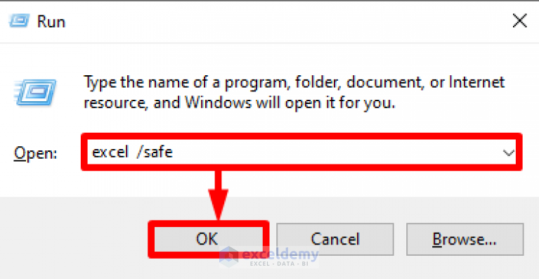 how-to-open-excel-in-safe-mode-3-handy-methods-exceldemy