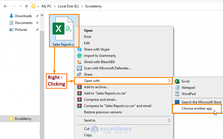 How To Read Csv File In Excel 4 Fastest Ways Exceldemy 8461