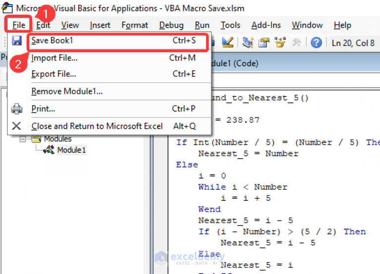 how-to-save-vba-code-in-excel-3-suitable-methods-exceldemy