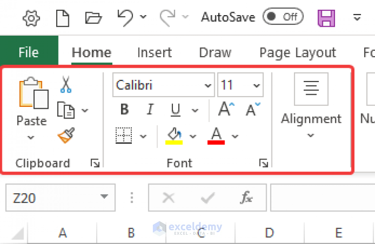 how-to-show-toolbar-in-excel-4-simple-ways-exceldemy