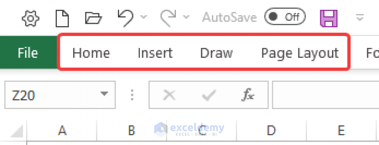 how-to-show-toolbar-in-excel-4-simple-ways-exceldemy
