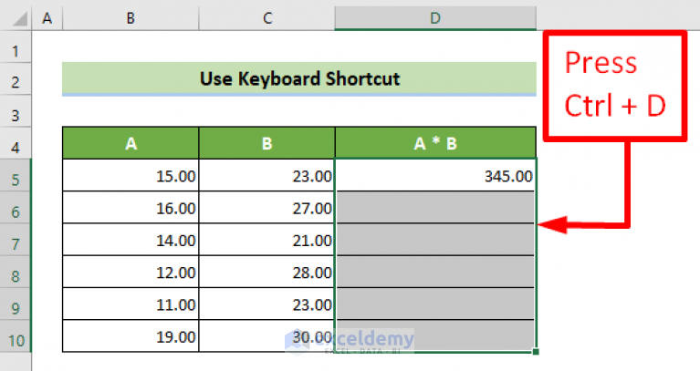 How To Use Fill Handle In Excel 4 Quick Tricks Exceldemy 9002