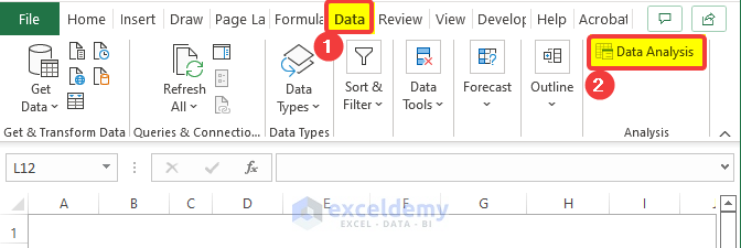 Use Data Analysis Tool to Create a Correlational Matrix