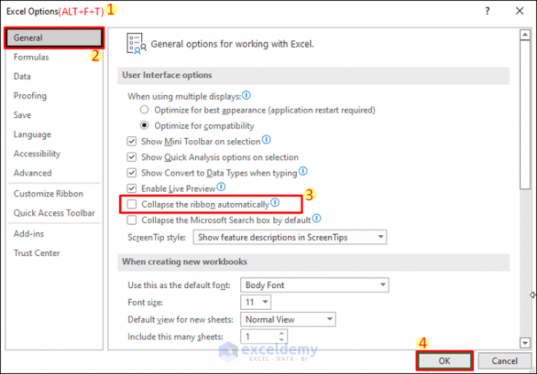 how-to-show-ribbon-in-excel-5-quick-simple-ways-exceldemy