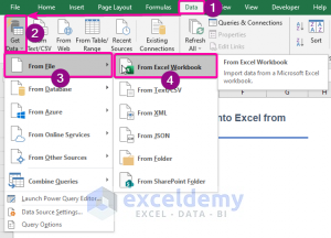 How To Import Data Into Excel From Another Excel File (2 Ways)