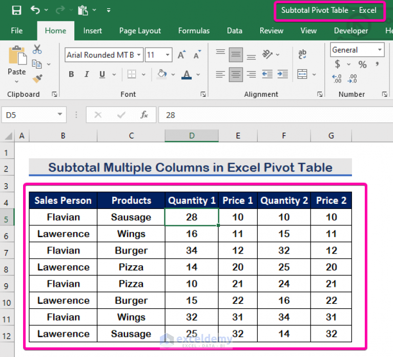 How To Import Data Into Excel From Another Excel File 2 Ways 1258