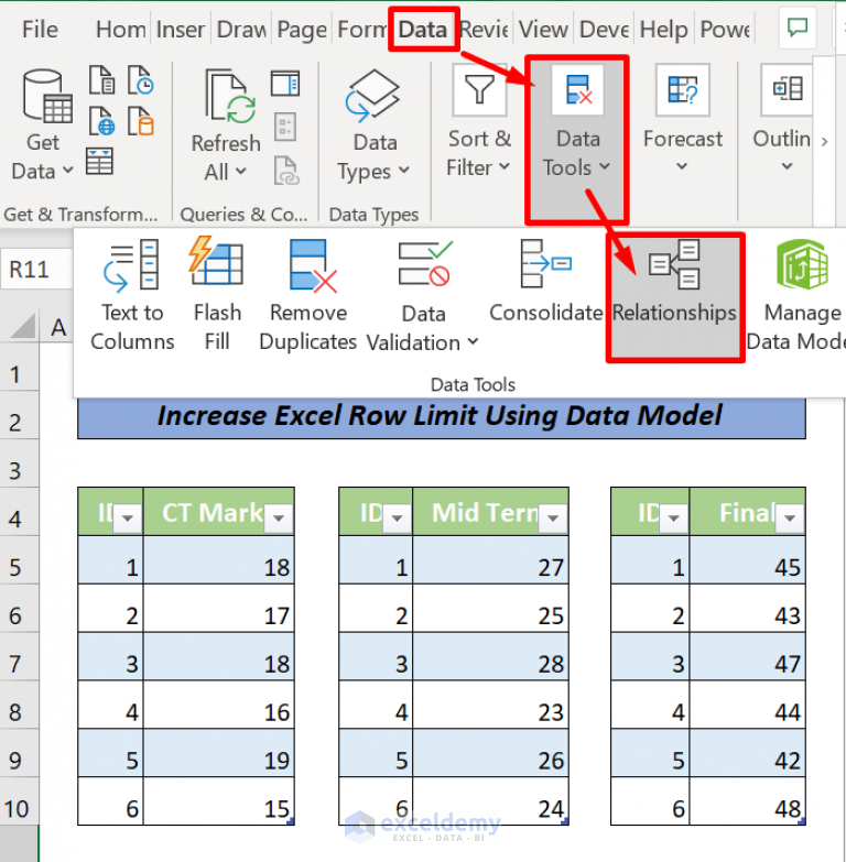 How to Increase Excel Row Limit (Using Data Model) ExcelDemy