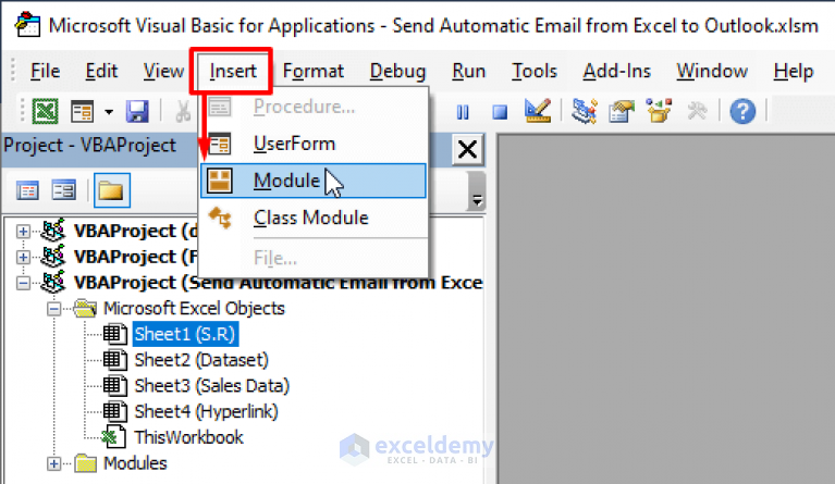 How To Send Automatic Email From Excel To Outlook 4 Methods 