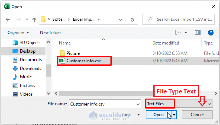 How To Import Csv Into Existing Sheet In Excel 5 Methods Exceldemy 3730