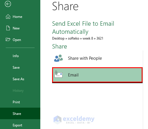 how to send excel file to email automatically daily