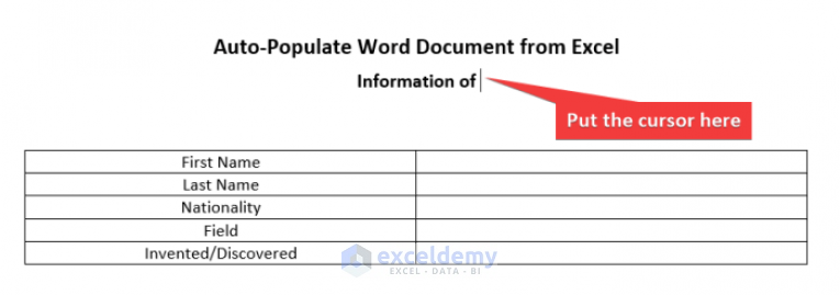 how-to-auto-populate-word-document-from-excel-with-quick-steps