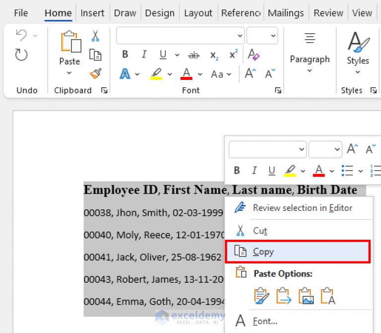 how-to-copy-from-word-to-excel-into-multiple-cells-3-ways-exceldemy