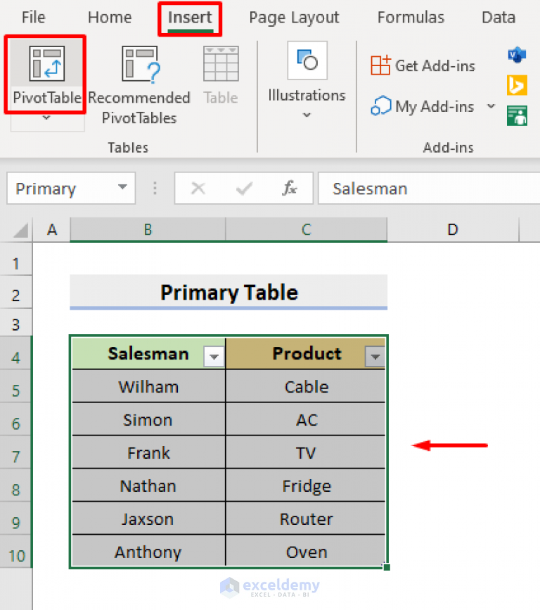 How To Create A Relational Database In Excel With Easy Steps 0332
