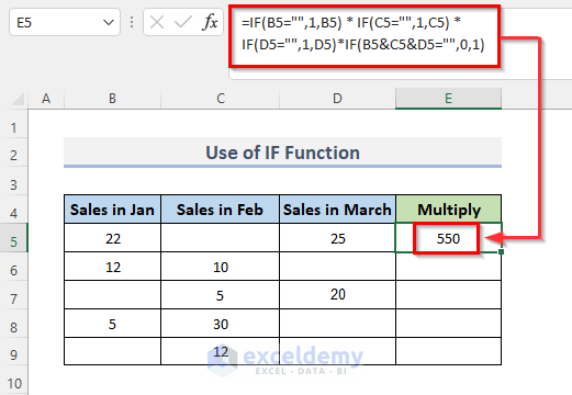 If Cell Contains Value Then Multiply Using Excel Formula 3 Examples 