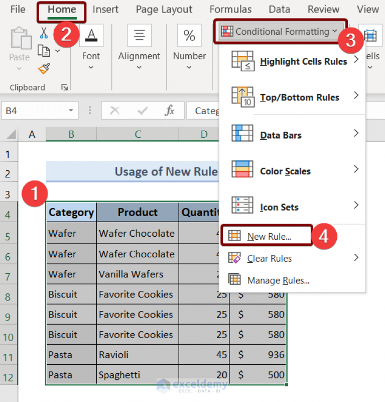 hide-duplicate-rows-based-on-one-column-in-excel-4-methods