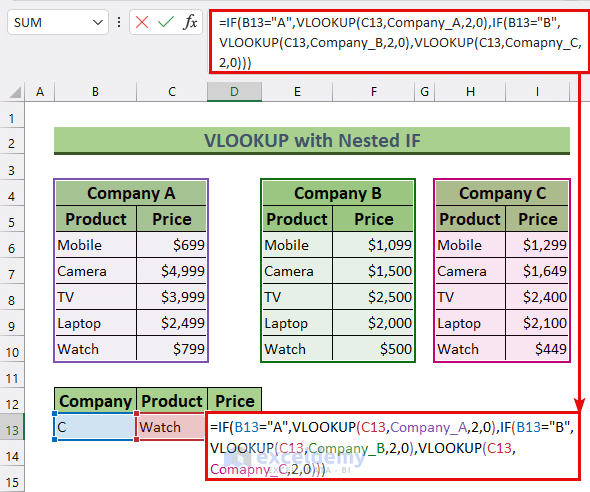 how-to-use-vlookup-if-condition-lies-between-multiple-ranges-in-excel