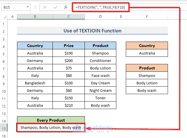 Excel Index Match Return Multiple Values In One Cell Without Textjoin