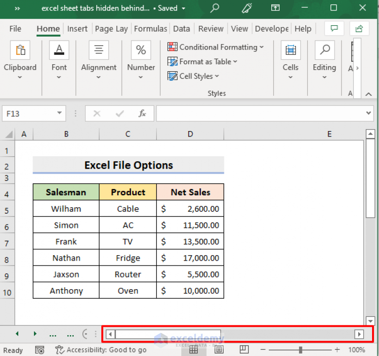 fixed-excel-sheet-tabs-hidden-behind-taskbar-4-suitable-solutions