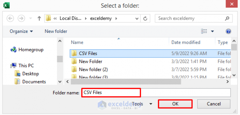 Excel Vba To Convert Csv File To Xlsx 2 Easy Examples Exceldemy 7332