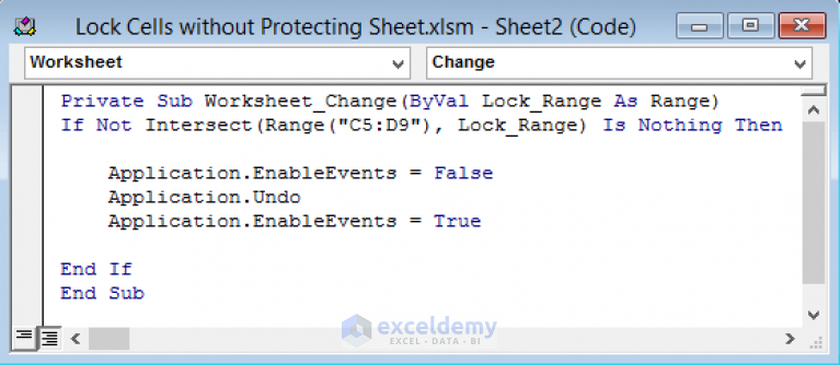 excel-vba-to-lock-cells-without-protecting-sheet-4-ideal-examples