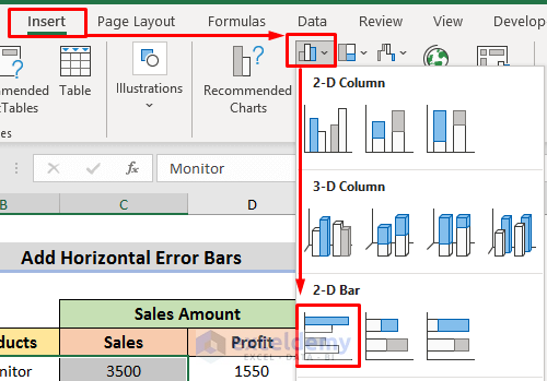  How To Add Horizontal Error Bars In Excel With Easy Steps ExcelDemy