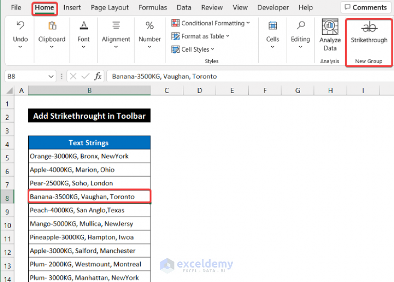 how-to-add-strikethrough-in-excel-toolbar-3-easy-ways