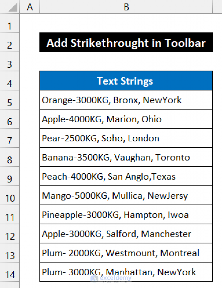 how-to-add-strikethrough-in-excel-toolbar-3-easy-ways