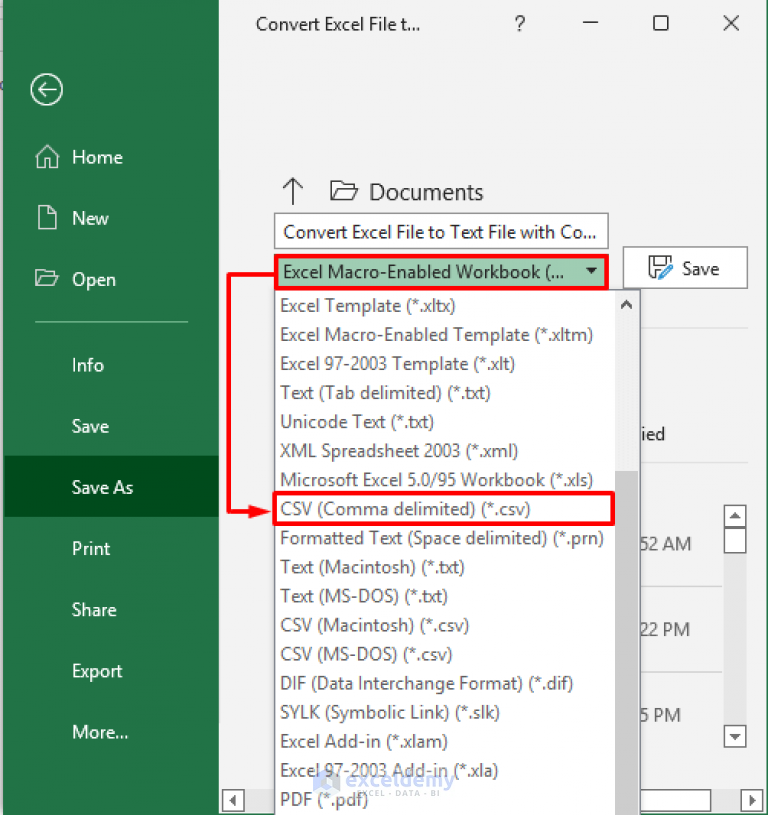 How To Convert Excel File To Text File With Comma Delimited 3 Methods 8667