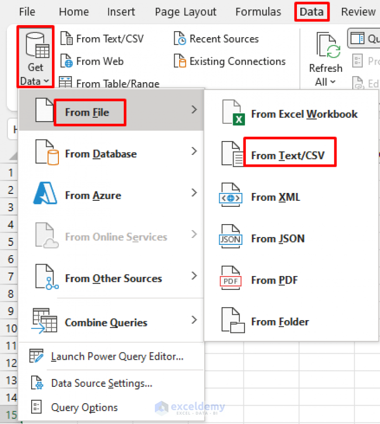 How to Open Notepad or Text File in Excel with Columns (3 Easy Methods)