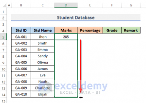 How to Create Student Database in Excel (With Easy Steps) - ExcelDemy