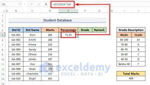 How to Create Student Database in Excel (With Easy Steps) - ExcelDemy