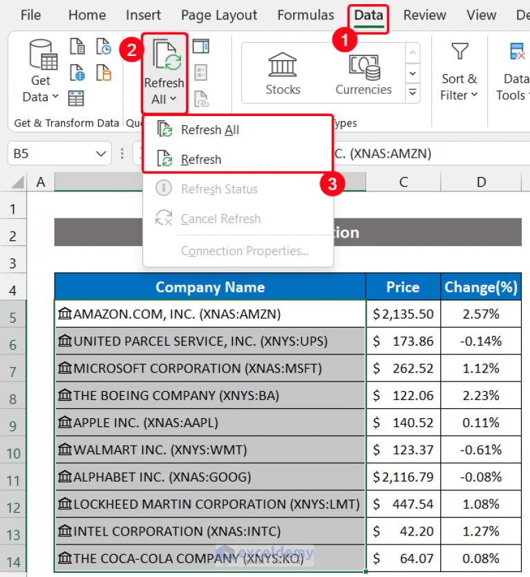 how-to-get-live-stock-prices-in-excel-4-easy-ways-exceldemy