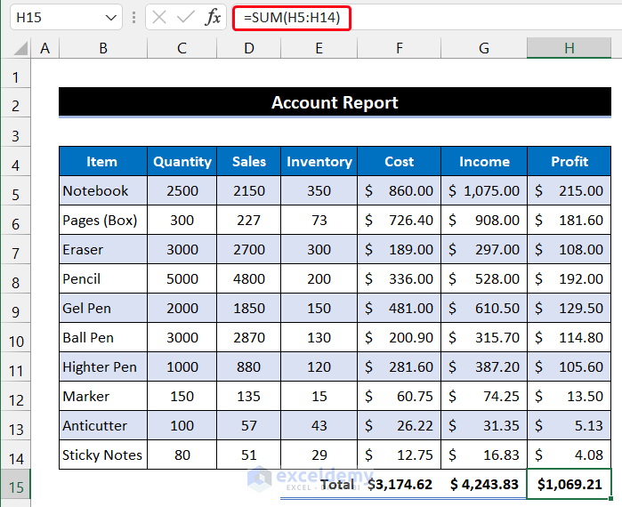 How To Make MIS Report In Excel For Accounts with Quick Steps 