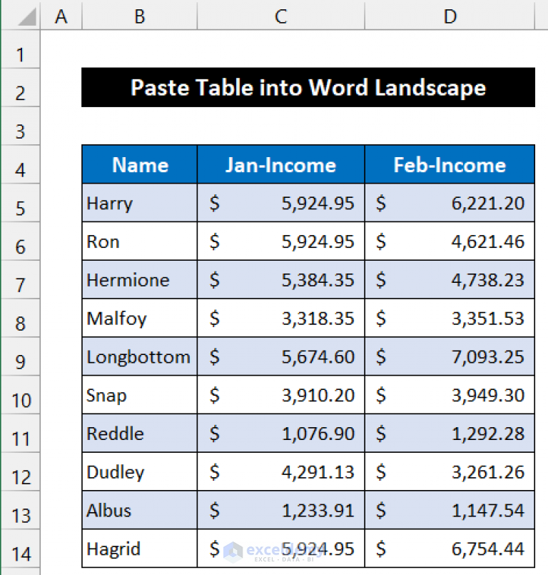 how-to-paste-excel-table-into-word-in-landscape-3-easy-ways