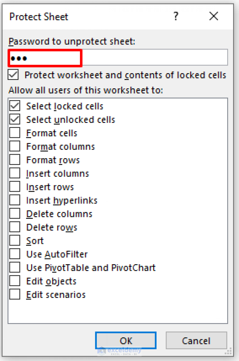 How To Protect Hidden Columns In Excel 4 Easy Methods Exceldemy 9131