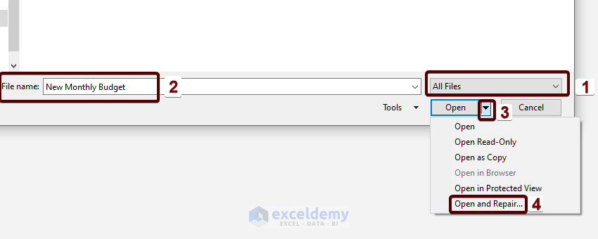 How To Recover Corrupted Excel File 8 Possible Ways ExcelDemy