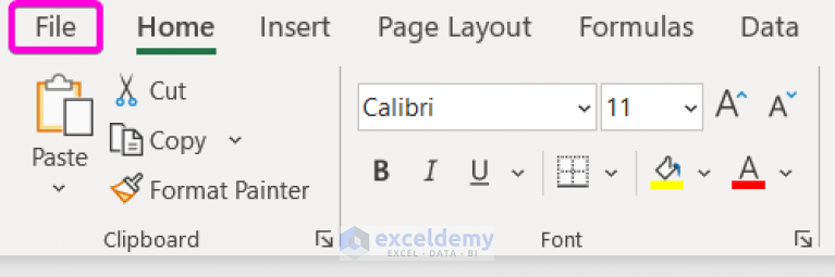 How to Restore Ribbon in Excel (5 Quick Ways) - ExcelDemy