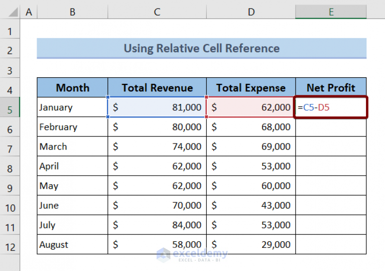 how-to-subtract-from-a-total-in-excel-3-quick-methods-exceldemy