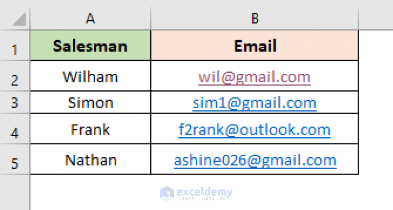 Send Multiple Emails From Excel List