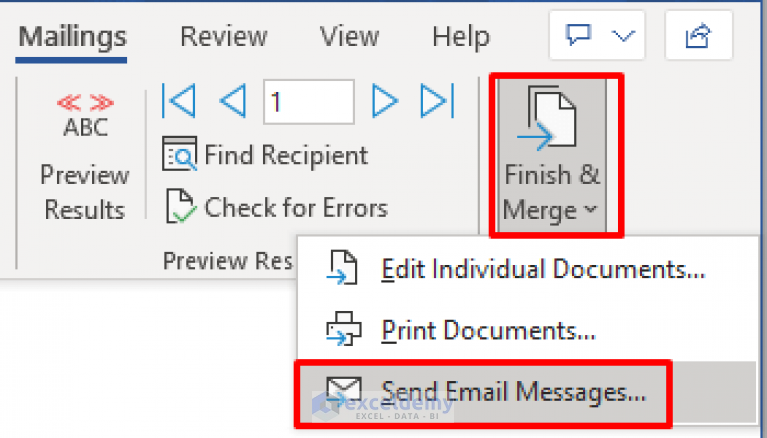 How To Send Multiple Emails From Excel Spreadsheet 2 Easy Methods 6583