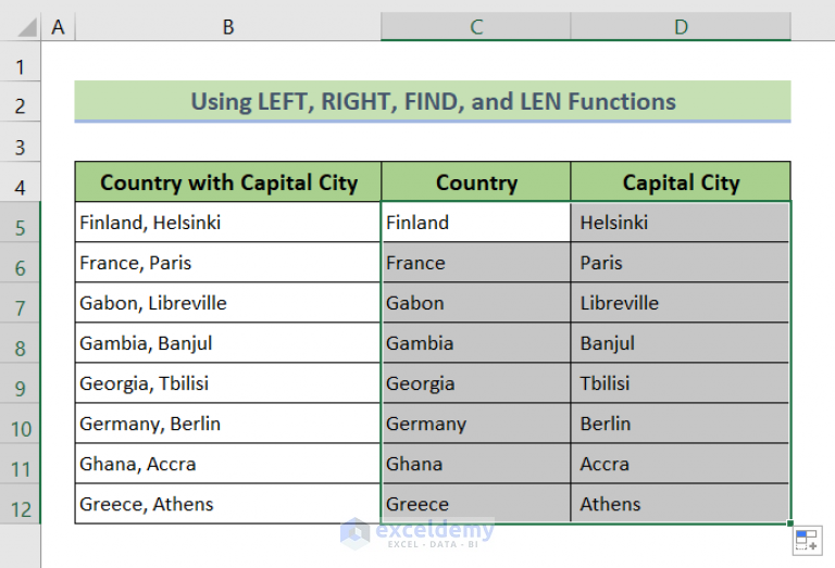 how-to-split-column-in-excel-by-comma-8-quick-methods-exceldemy