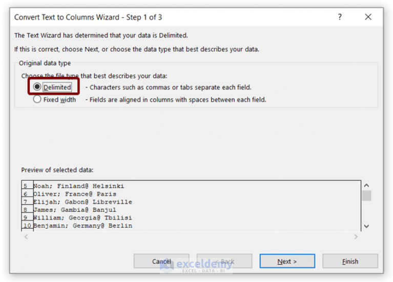 how-to-split-text-in-excel-by-character-5-quick-methods-exceldemy