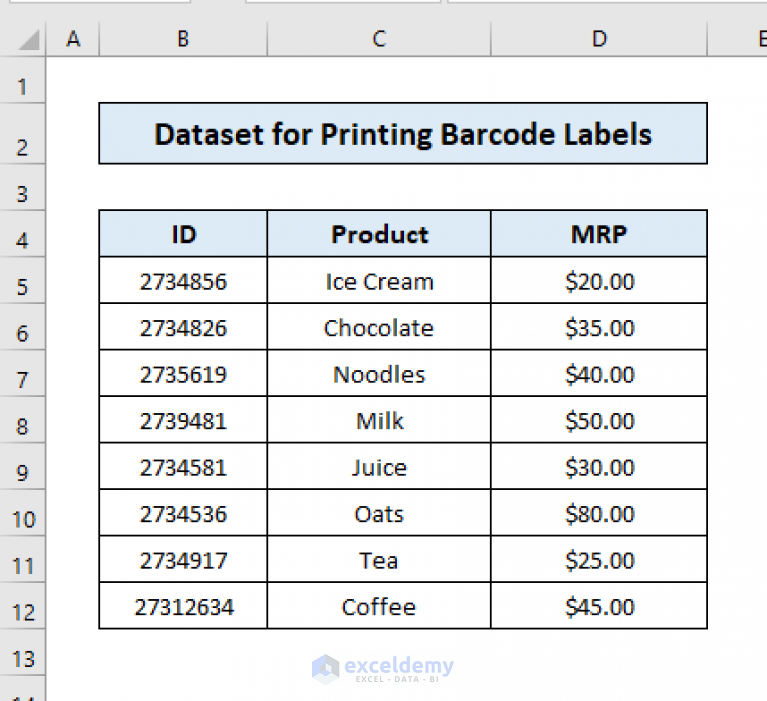 how-to-print-barcode-labels-in-excel-with-4-easy-steps-exceldemy