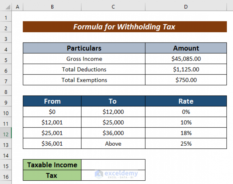 Withholding Tax Calculator 2024 Norah Annelise
